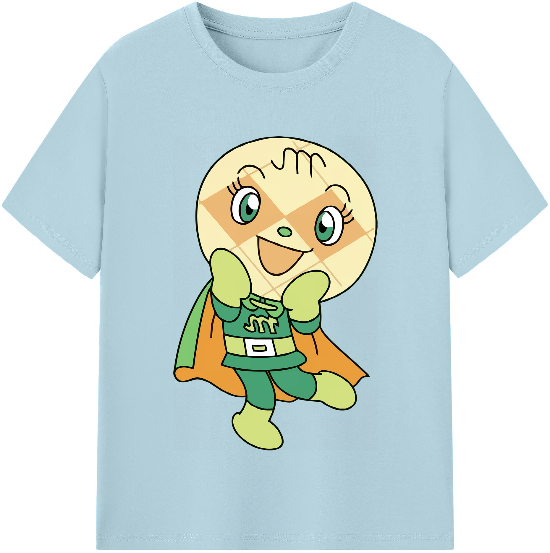 （画像用） アンパンマン Anpanman 綿100％半袖Tシャツ（フロントプリント）
